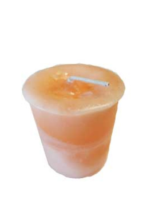 Compassion herbal votive - peach