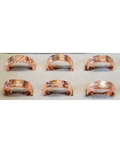Copper Magnetic adjustable ring