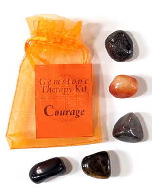 Courage gemstone therapy