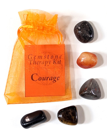 Courage gemstone therapy