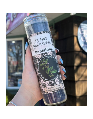Deadly Nightshade aromatic jar candle