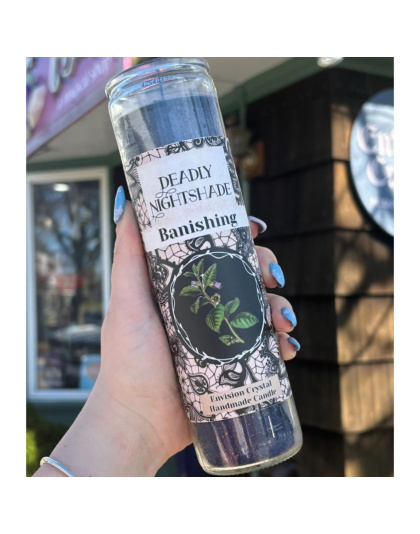 Deadly Nightshade aromatic jar candle
