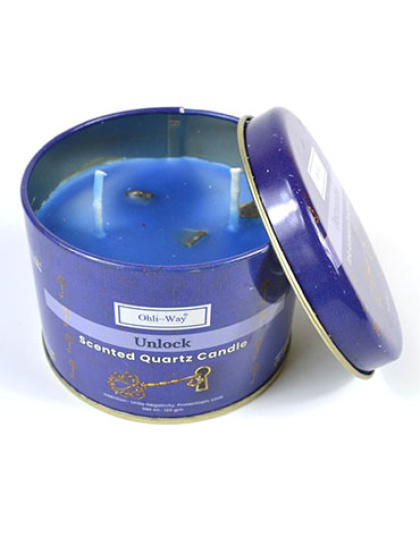 Destrancaders (Unlock) quartz tin candle
