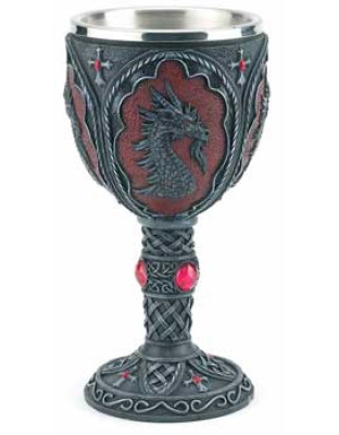 Dragon Chalice 7 1/2"