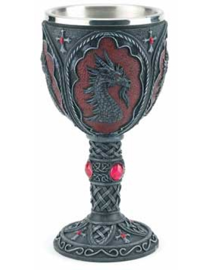 Dragon Chalice 7 1/2"