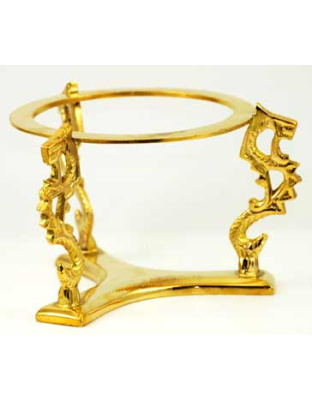 Dragon gazing ball stand