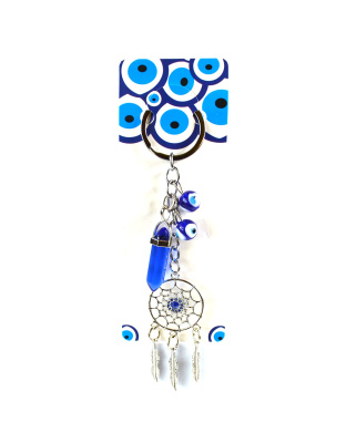Dreamcatcher W/ Point evil eye keychain