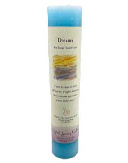 Dreams Reiki Charged Pillar candle