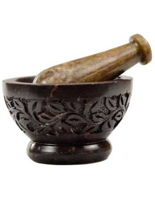 Flower mortar & pestle set