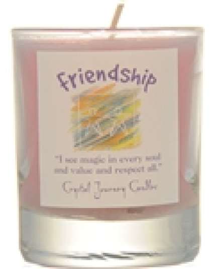 Friendship soy votive candle