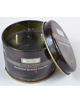 Gallina Negra (Black Chicken) quartz tin candle
