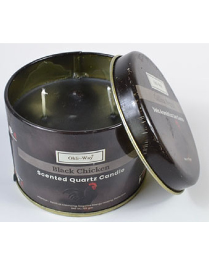 Gallina Negra (Black Chicken) quartz tin candle