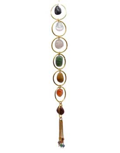 Gemstone 7 Chakra wall hanging