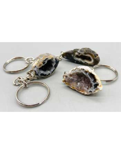Geode keychain