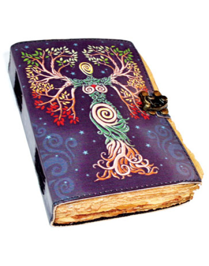 Goddess Aged Looking Paper leather w/ latch