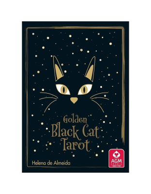 Golden Black Cat by Helena De Almeida