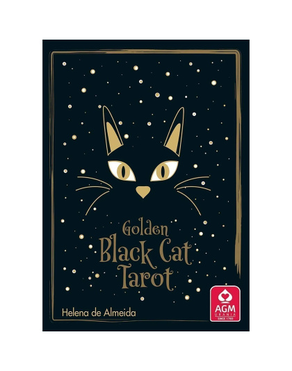 Golden Black Cat by Helena De Almeida