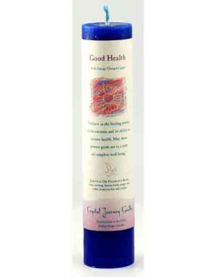 Good Health Reiki Charged Pillar candle