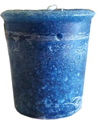Gratitude Herbal votive - Midnight Blue