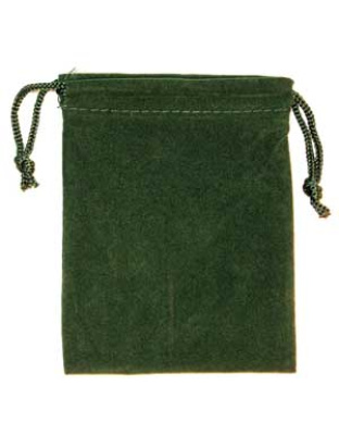 Green Velveteen Bag