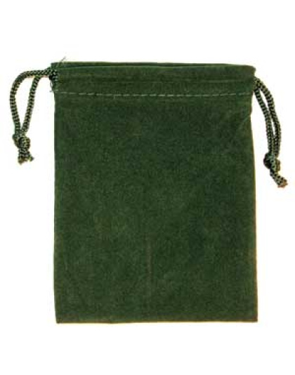 Green Velveteen Bag