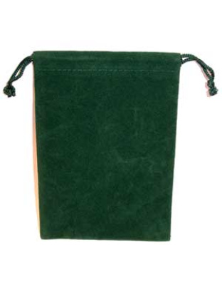 Green Velveteen Bag