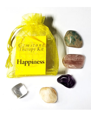 Happiness gemstone therapy