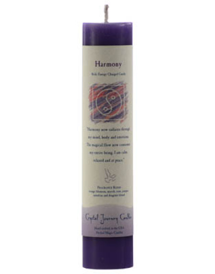 Harmony Reiki Charged pillar candle