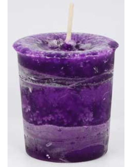 Healing Herbal votive - purple