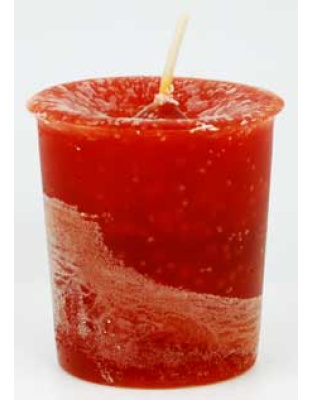 House Warming Herbal votive - red brown