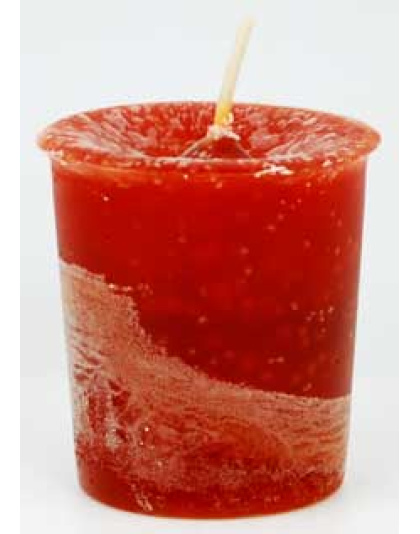 House Warming Herbal votive - red brown