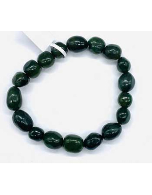 Jade, Nephrite nugget bracelet