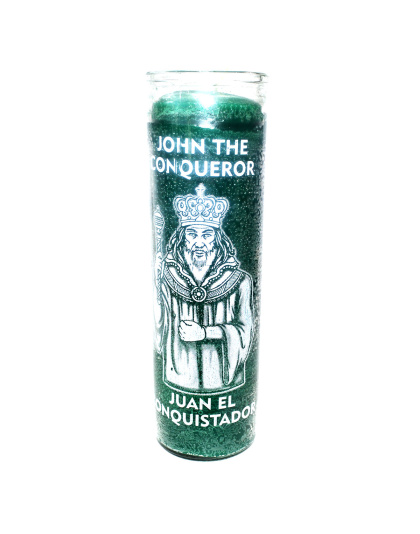 John the Conqueror Green jar candle