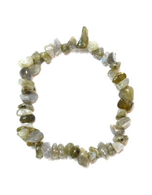 Labradorite chip bracelet