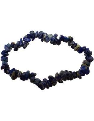 Lapis chip bracelet
