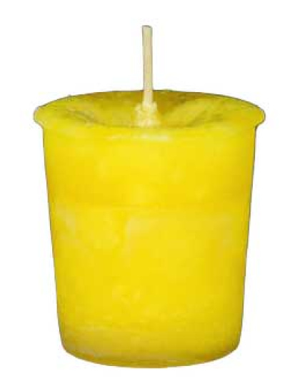 Laughter Herbal votive - yellow