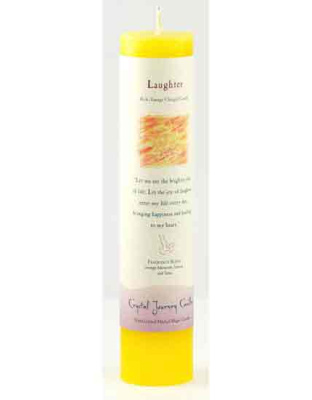 Laughter Reiki Charged Pillar Candle