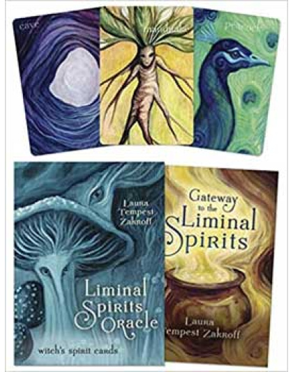 Liminal Spirits oracle,Witch's Spirit Cards by Laura Tempes Zakroff