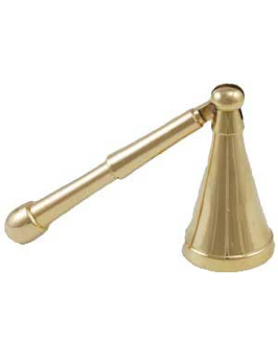 Long Belled Brass candle snuffer
