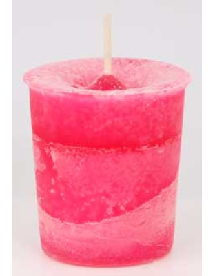 Love Herbal votive - bright pink