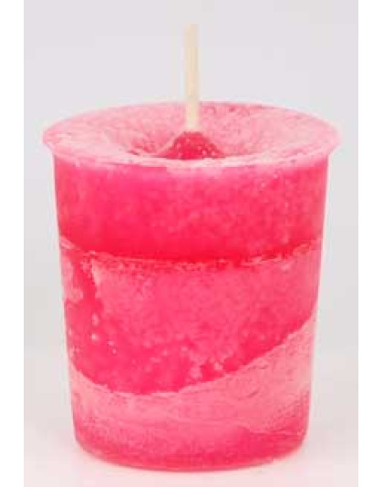 Love Herbal votive - bright pink