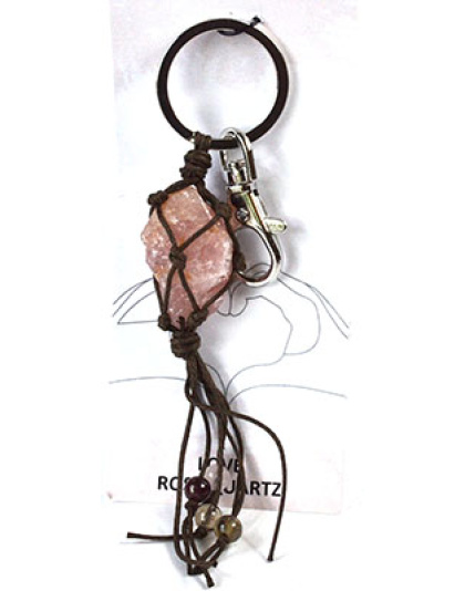 Love/ Rose Quartz keychain