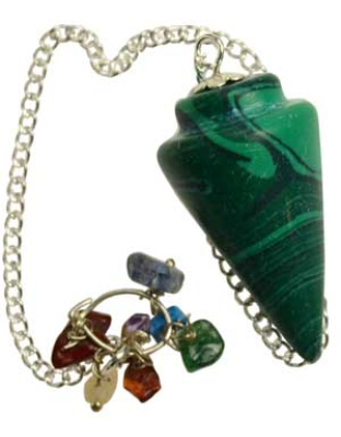 Malachite pendulum