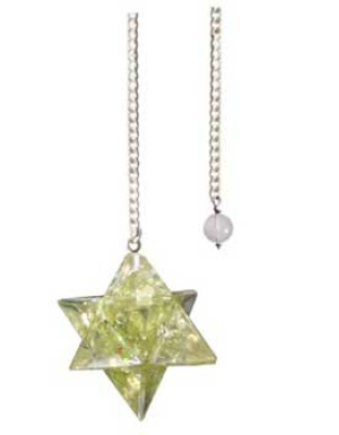 Merkabah Peridot Orgone pendulum