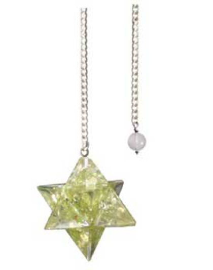 Merkabah Peridot Orgone pendulum