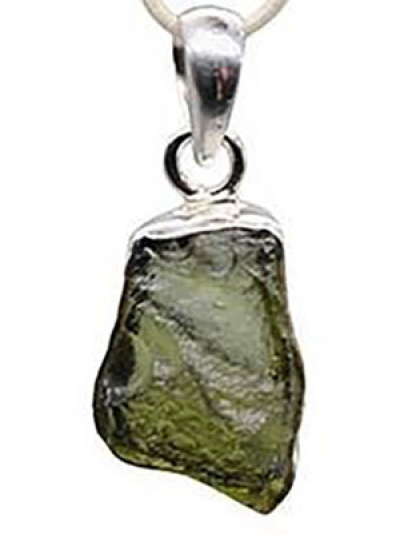 Moldavite pendant