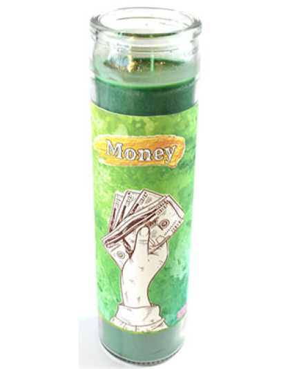 Money aromatic jar candle