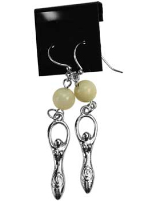 Moonstone Goddess earrings