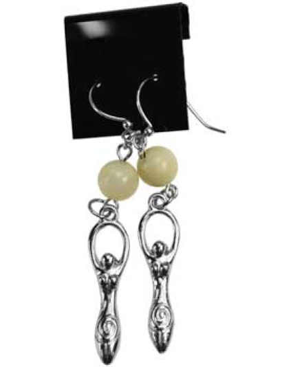 Moonstone Goddess earrings