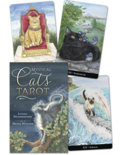 Mystic Cats tarot (deck and book) by Weatherstone & Muller